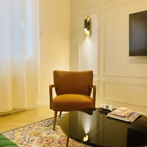 Salon appartement Baudelaire Résidence Hyacinthe Lorient